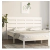 Image de Tête de lit Blanc 140x3x80 cm Bois massif de pin