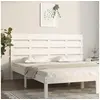 Image de Tête de lit Blanc 180x3x80 cm Bois massif de pin