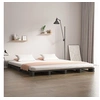 Image de Palletbed massief grenenhout grijs 200x200 cm821414