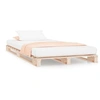 Image de Lit gisele 190 x 75 x 11 cm en bois sommier tapissier de couleur