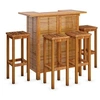 Image de Salon de Jardin 5Pcs 3115997 Bois d'Acacia Massif