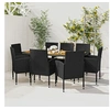 Image de Mobilier à Dîner d'Extérieur 9 pcs Ensemble de Salle à Manger de Patio Table et Chaises de Repas Jardin Terrasse 3120110