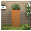 Image de Jardinière 32x29x75 cm acier corten