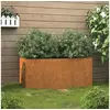 Image de Jardinière 62x40x39 cm acier corten
