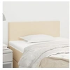 Image de Tête de lit Crème 80x5x78 88 cm Tissu