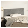 Image de Hoofdbord 80x5x78/88 cm fluweel lichtgrijs345738