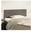 Image de Hoofdbord 80x5x78/88 cm fluweel donkergrijs345739