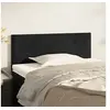 Image de Hoofdbord 80x5x78/88 cm fluweel zwart345740