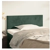 Image de Hoofdbord 80x5x78/88 cm fluweel donkergroen345741
