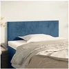 Image de Hoofdbord 80x5x78/88 cm fluweel donkerblauw345742