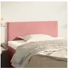 Image de Hoofdbord 80x5x78/88 cm fluweel roze345743