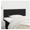 Image de Tête de lit Noir 90x5x78 88 cm Tissu