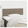 Image de Tête de lit Taupe 90x5x78 88 cm Tissu