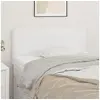 Image de Tête de lit Blanc 90x5x78 88 cm Similicuir