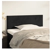 Image de Hoofdbord 90x5x78/88 cm fluweel zwart345760