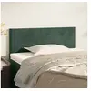Image de Hoofdbord 90x5x78/88 cm fluweel donkergroen345761