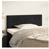 Image de Hoofdbord 100x5x78/88 cm fluweel zwart345780