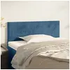 Image de Hoofdbord 100x5x78/88 cm fluweel donkerblauw345782