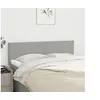 Image de Têtes de lit 2 pcs Gris clair 72x5x78 88 cm Tissu
