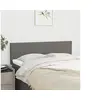 Image de Têtes de lit 2 pcs Gris foncé 72x5x78 88 cm Tissu