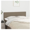 Image de Têtes de lit 2 pcs Taupe 72x5x78 88 cm Tissu