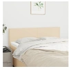 Image de Hoofdborden 2 st 72x5x78/88 cm stof cràmekleurig345789