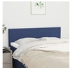 Image de Têtes de lit 2 pcs Bleu 72x5x78 88 cm Tissu