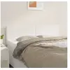 Image de Têtes de lit 2 pcs Blanc 72x5x78 88 cm Similicuir
