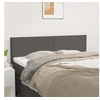 Image de Têtes de lit 2 pcs Gris 72x5x78 88 cm Similicuir