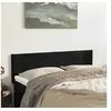 Image de Hoofdborden 2 st 72x5x78/88 cm fluweel zwart345800