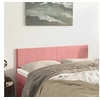 Image de Hoofdborden 2 st 72x5x78/88 cm fluweel roze345803