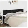 Image de Hoofdborden 2 st 80x5x78/88 cm stof zwart345806