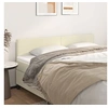 Image de Têtes de lit 2 pcs Crème 90x5x78/88 cm Similicuir