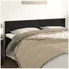 Image de Hoofdborden 2 st 90x5x78/88 cm fluweel zwart345840
