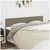 Image de Hoofdborden 2 st 100x5x78/88 cm stof taupe345848