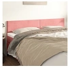 Image de Hoofdborden 2 st 100x5x78/88 cm fluweel roze345863