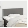 Image de Tête de lit Gris foncé 80x5x78 88 cm Tissu
