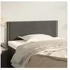 Image de Hoofdbord 80x5x78/88 cm fluweel donkergrijs345879