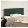 Image de Hoofdbord 80x5x78/88 cm fluweel donkergroen345881
