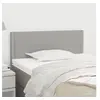 Image de Tête de lit Gris clair 90x5x78 88 cm Tissu
