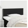 Image de Hoofdbord 90x5x78/88 cm stof zwart345886