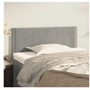 Image de Hoofdbord 90x5x78/88 cm fluweel lichtgrijs345898