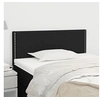 Image de Hoofdbord 100x5x78/88 cm stof zwart345906