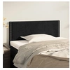 Image de Hoofdbord 100x5x78/88 cm fluweel zwart345920