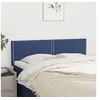 Image de Hoofdborden 2 st 72x5x78/88 cm stof blauw345930