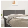 Image de Hoofdborden 2 st 72x5x78/88 cm kunstleer grijs345936