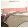 Image de Hoofdborden 2 st 90x5x78/88 cm fluweel roze345983