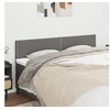 Image de Hoofdborden 2 st 100x5x78/88 cm stof donkergrijs345985