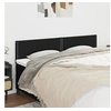 Image de Hoofdborden 2 st 100x5x78/88 cm stof zwart345986