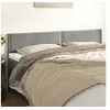 Image de Hoofdborden 2 st 100 x 5 x 78/88 cm fluweel lichtgrijs345998